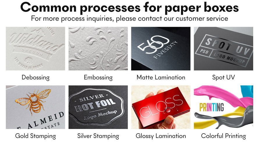 Paper Box with PVC Window customization02