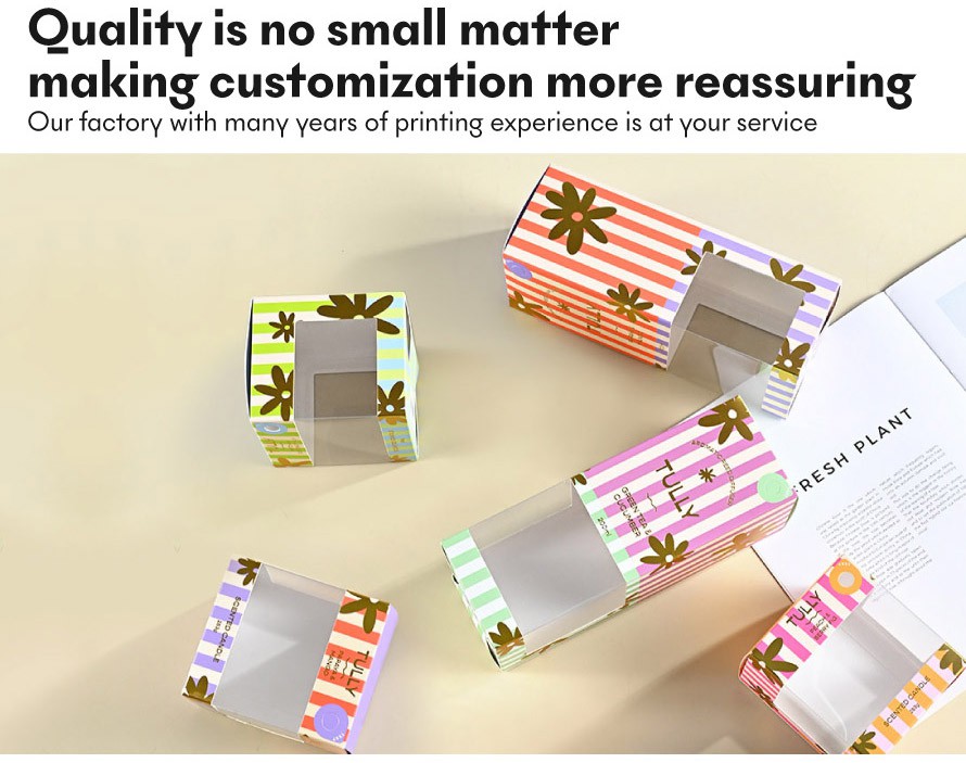 high quality Paper Box with PVC Window03